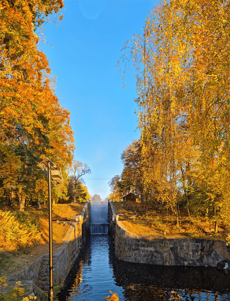 Foto på Strömsholms kanal
