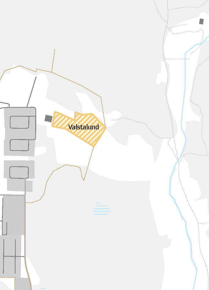 Kartan visar avgränsningen för utvecklingsområdet.