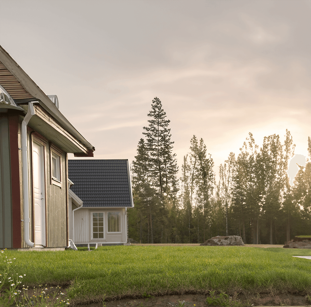 Foto på villa på landsbygden