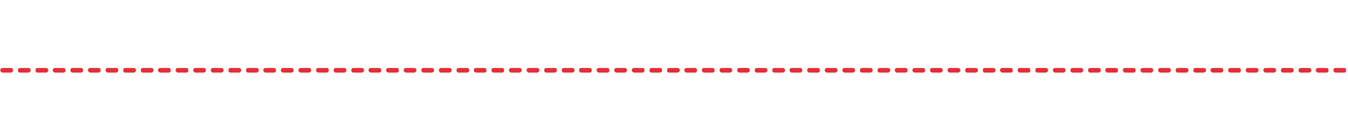 Kapitelavskiljare - röd streckad linje
